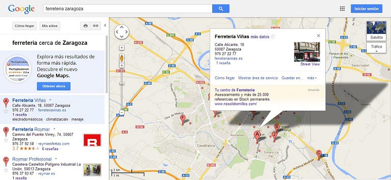 google plus local