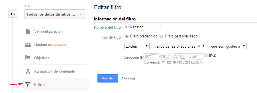 filtrar-ip-analytics