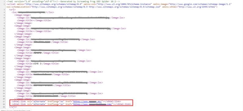 sitemap hreflang
