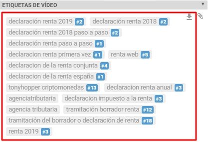 tags youtube