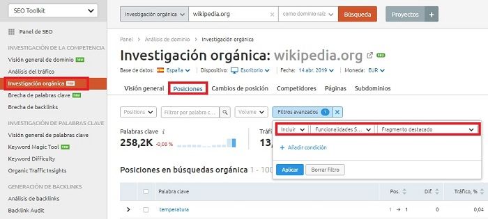 semrush ¿Qué es y cómo alcanzar la posición cero de Google?