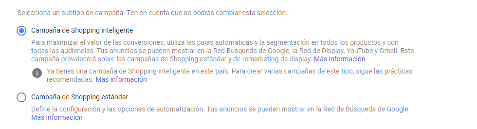 shopping inteligente paso 3 Qué son las campañas de Google Shopping Inteligentes