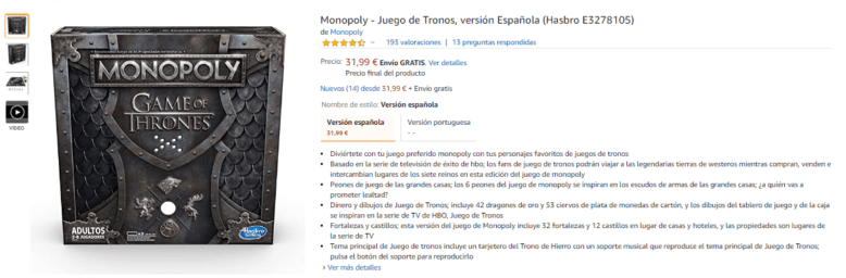 ficha amazon