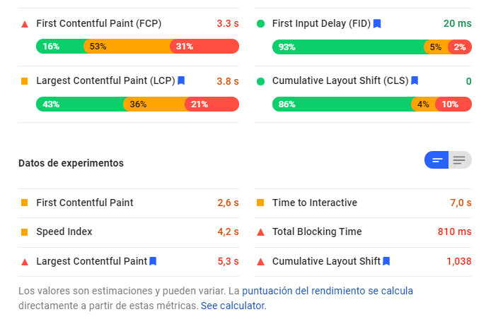 speedinsights 1 Core Web Vitals: los nuevos factores para posicionamiento SEO