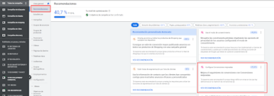 recomendaciones Cómo configurar las conversiones mejoradas