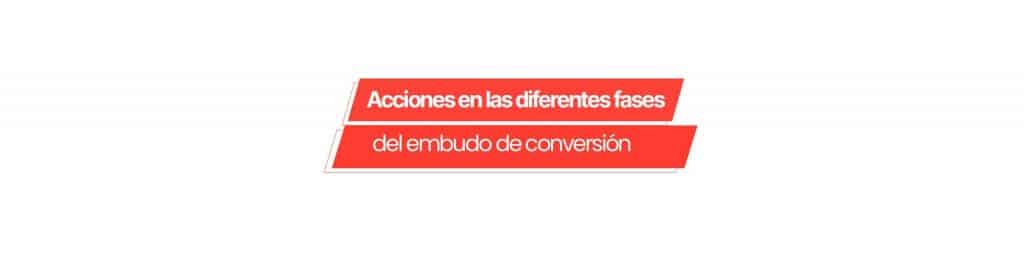 acciones fases embudo Acciones en las diferentes fases del embudo de conversión: ¿por qué son clave en tu estrategia de marketing digital?